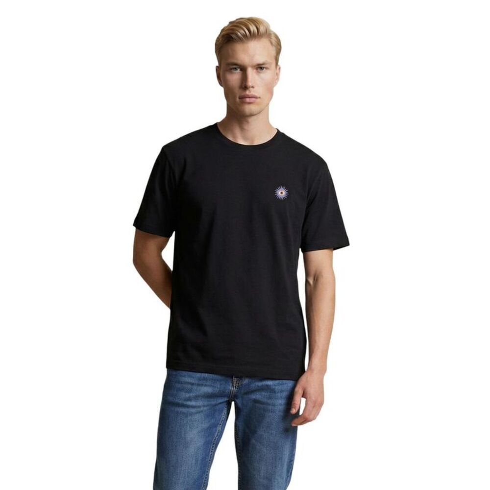 Only & Sons Black Organic Cotton Men's T-Shirt